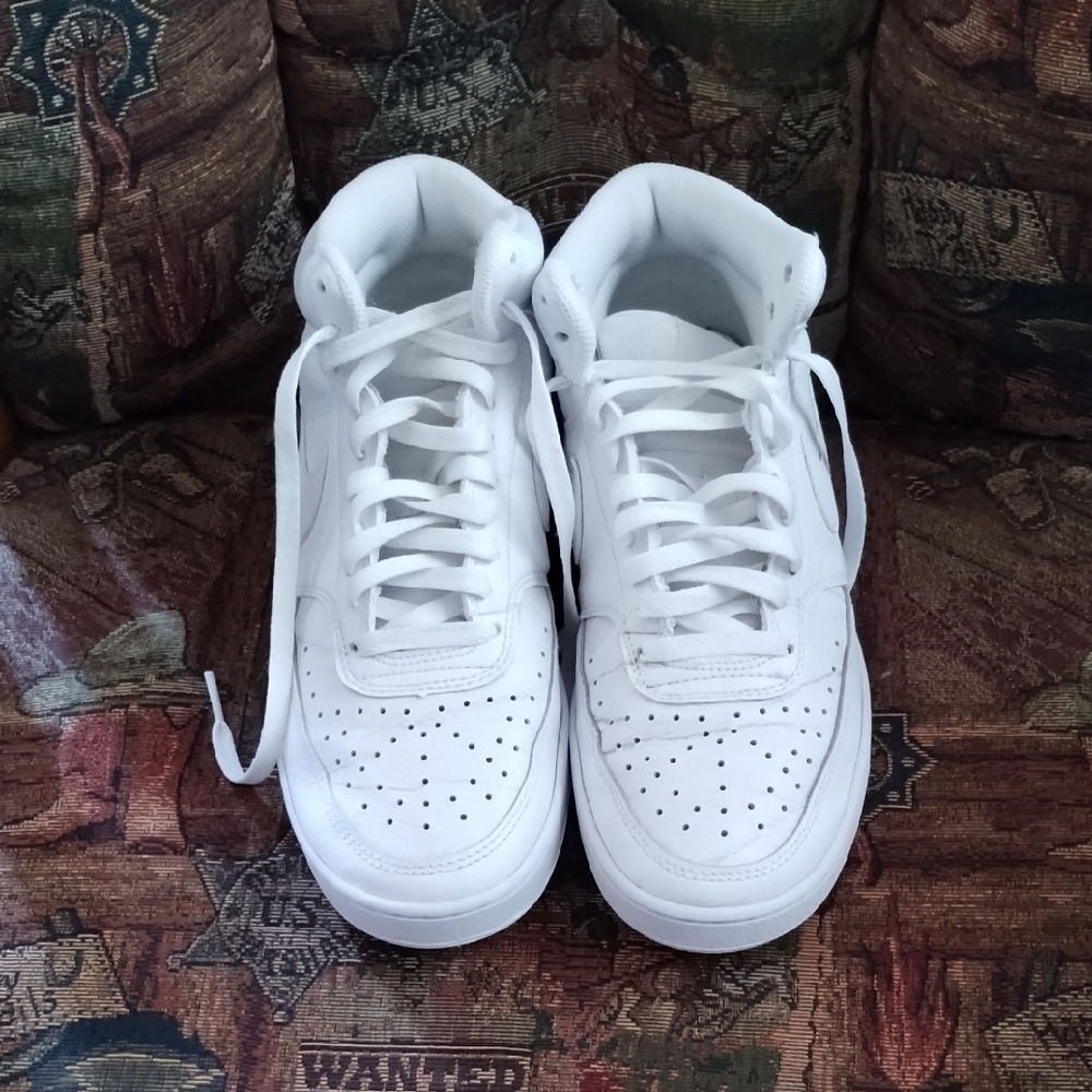 White High-Top Sneakers